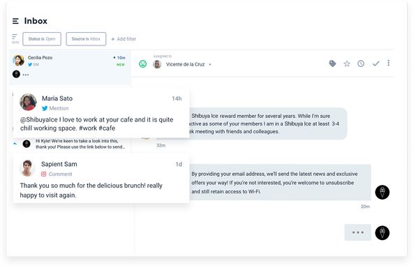 Statusbrew Engage Inbox