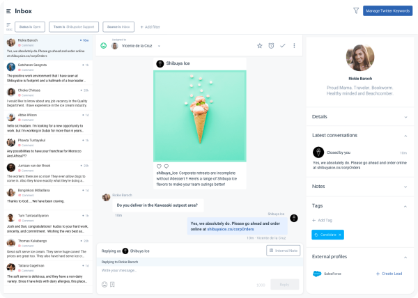 Reply to instagram comments