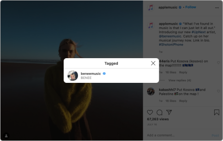 tags on instagram