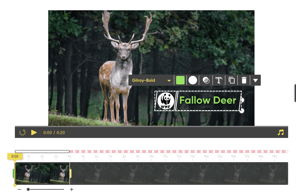 Typito video editing software