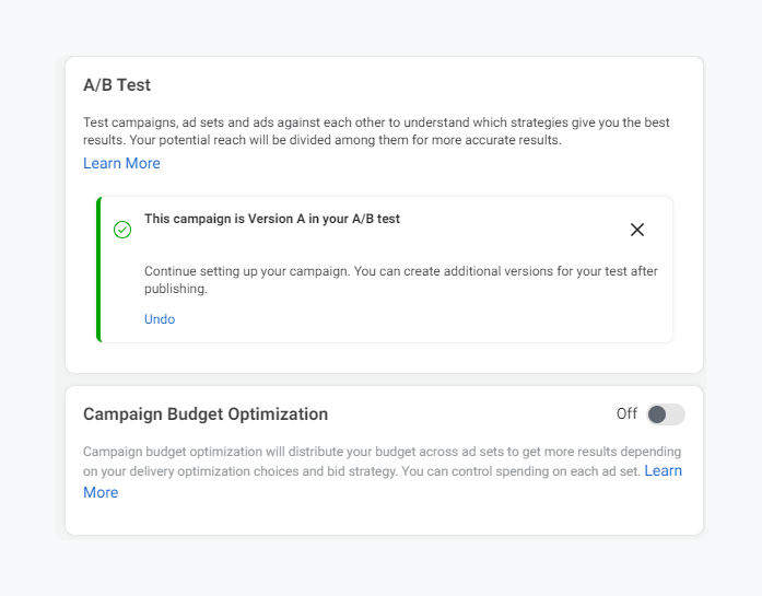 Conduct an A/B Test To Optimise Ad Performance