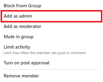 How To Add Admin To Facebook Group?