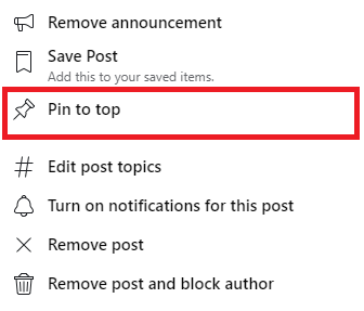 How To Pin A Post On Facebook Groups