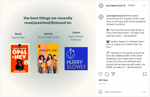 Content Ideas