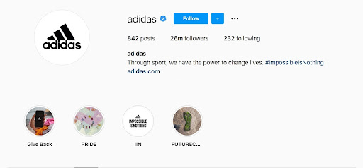 Instagram Adidas