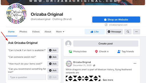 Facebook Orizaba Original