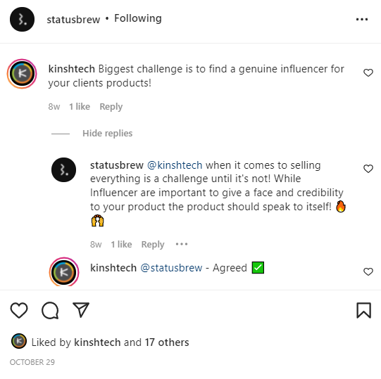 More Customer Interaction