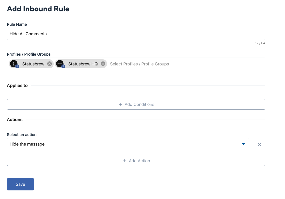 Comment Moderation In Statusbrew