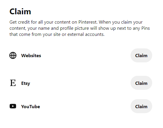 Claim Your Shop On Pinterest