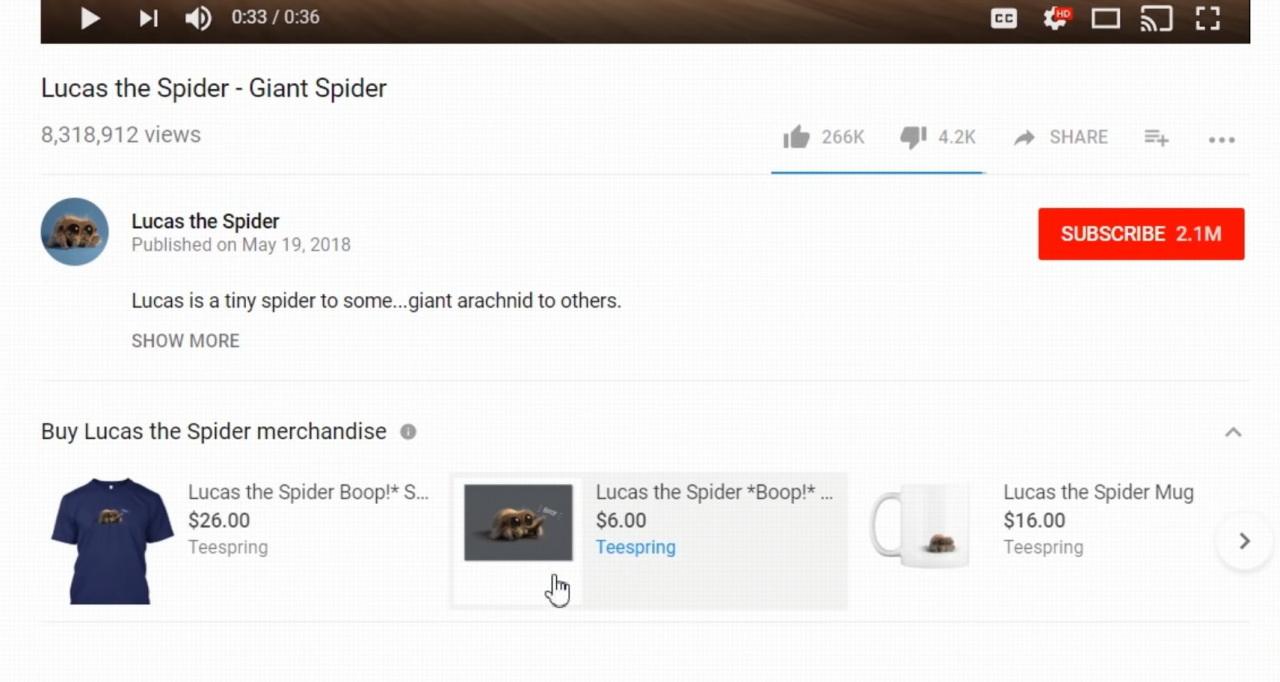 YouTube Monetization Methods: Merchandise