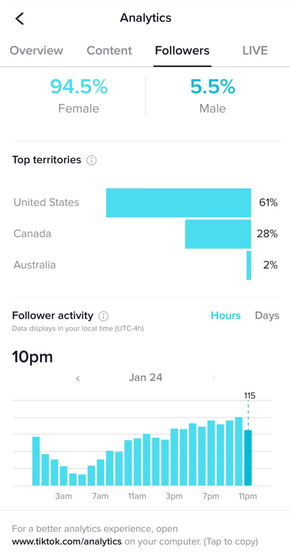 TikTok Follower Analytics