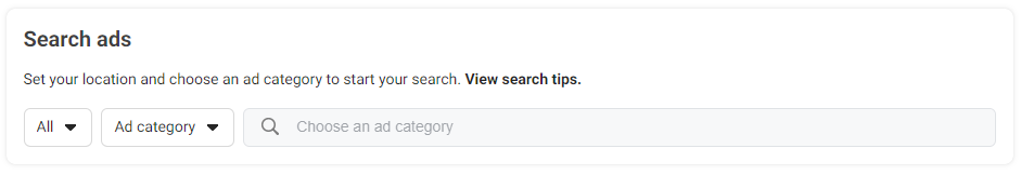 How To Use The Facebook Ad Library Step 3