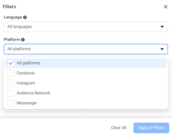 How To Use The Facebook Ad Library Step 6