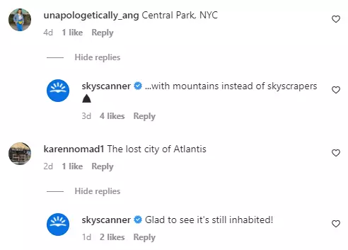 Skyscanner Customer Interaction Example