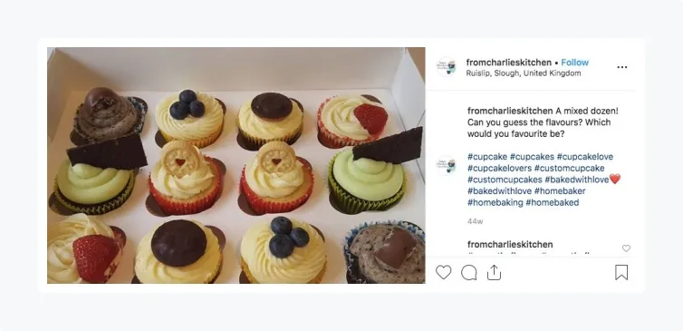 Social Media post ideas for your local bakery