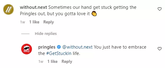 Pringles Customer Interaction Example