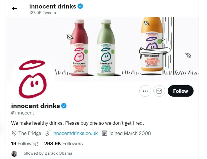 Innocent-drinks Twitter