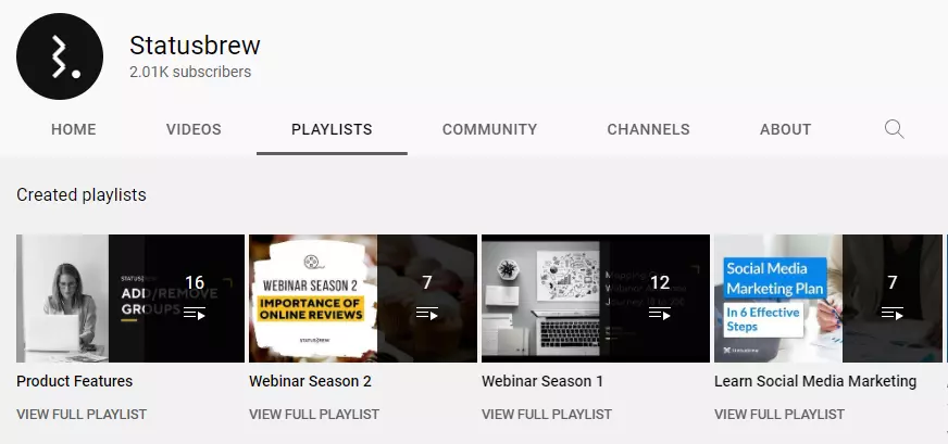 YouTube Playlists