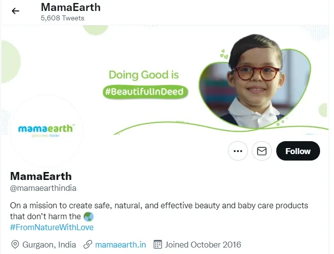 Mama-Earth Twitter