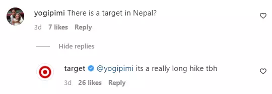 Target Customer Interaction Example