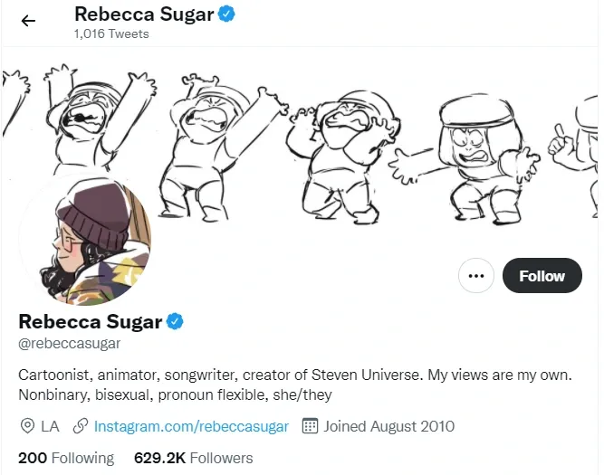 Rebecca Sugar Twitter