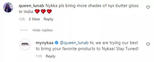 Nykaa Customer Interaction Example