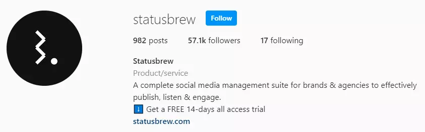 Statusbrew Instagram