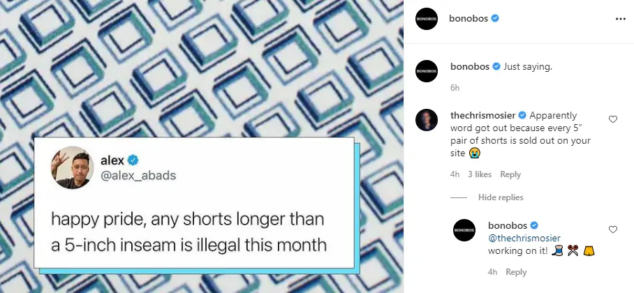 Sell in comments on Instagram