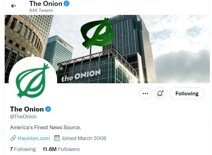 The Onion Twitter