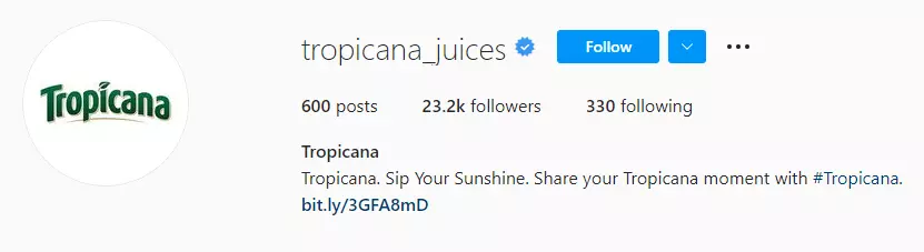 Tropicana Instagram