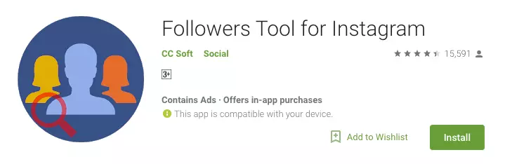 Follower tool for Instagram