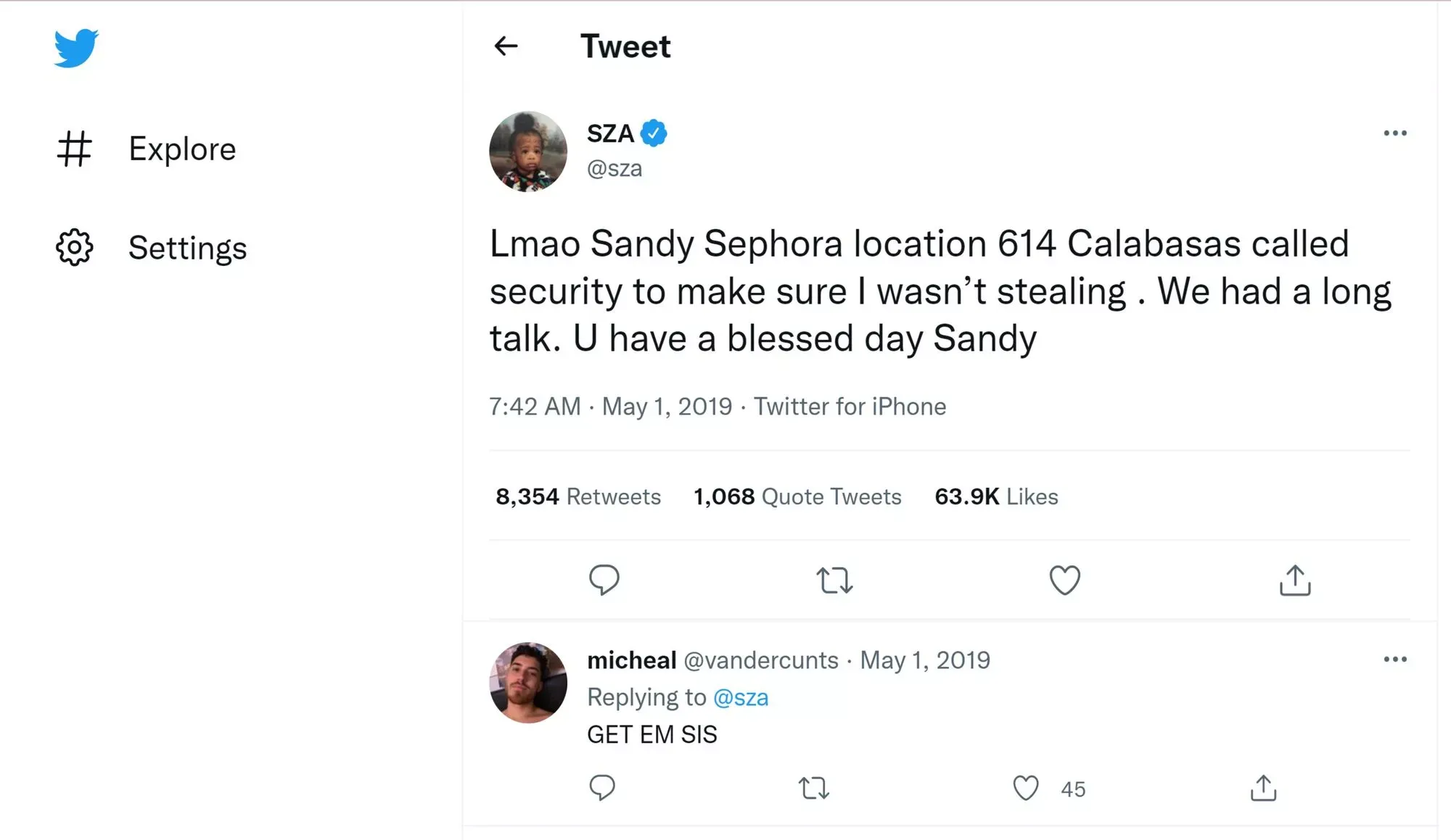 SZA-tweets