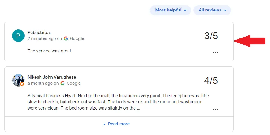 How To Delete Your Reviews On Google Step 3