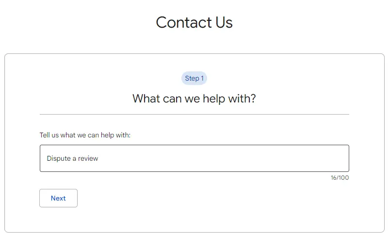 How To Dispute A Google Review Step 3