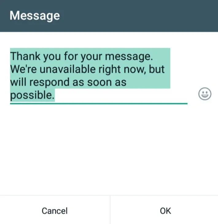 Auto-Reply-Text