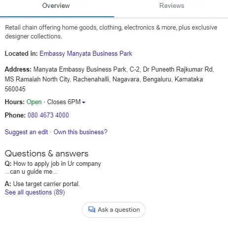 Google My Business Questions And Answers