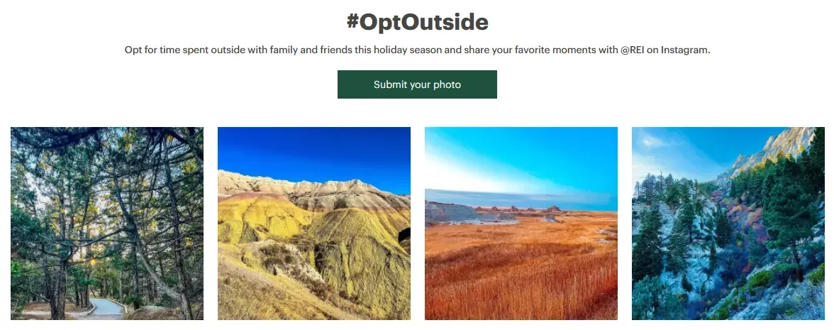 REI's #OptOutside campaign