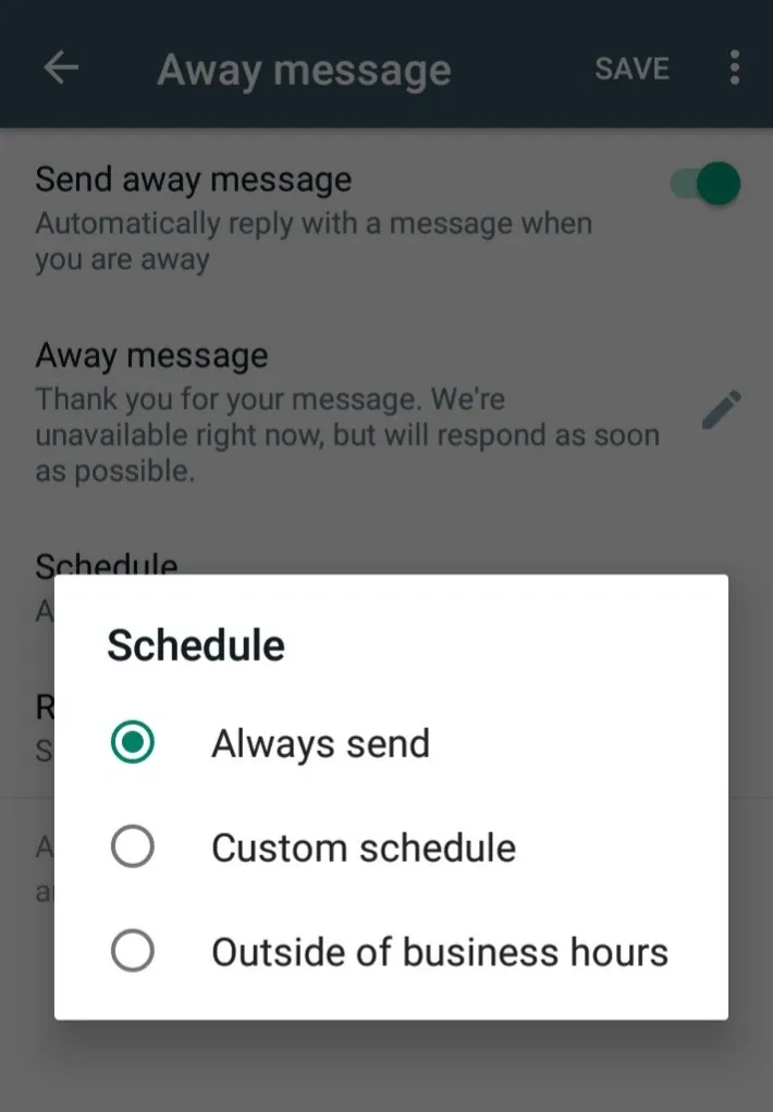 Schedule-Message