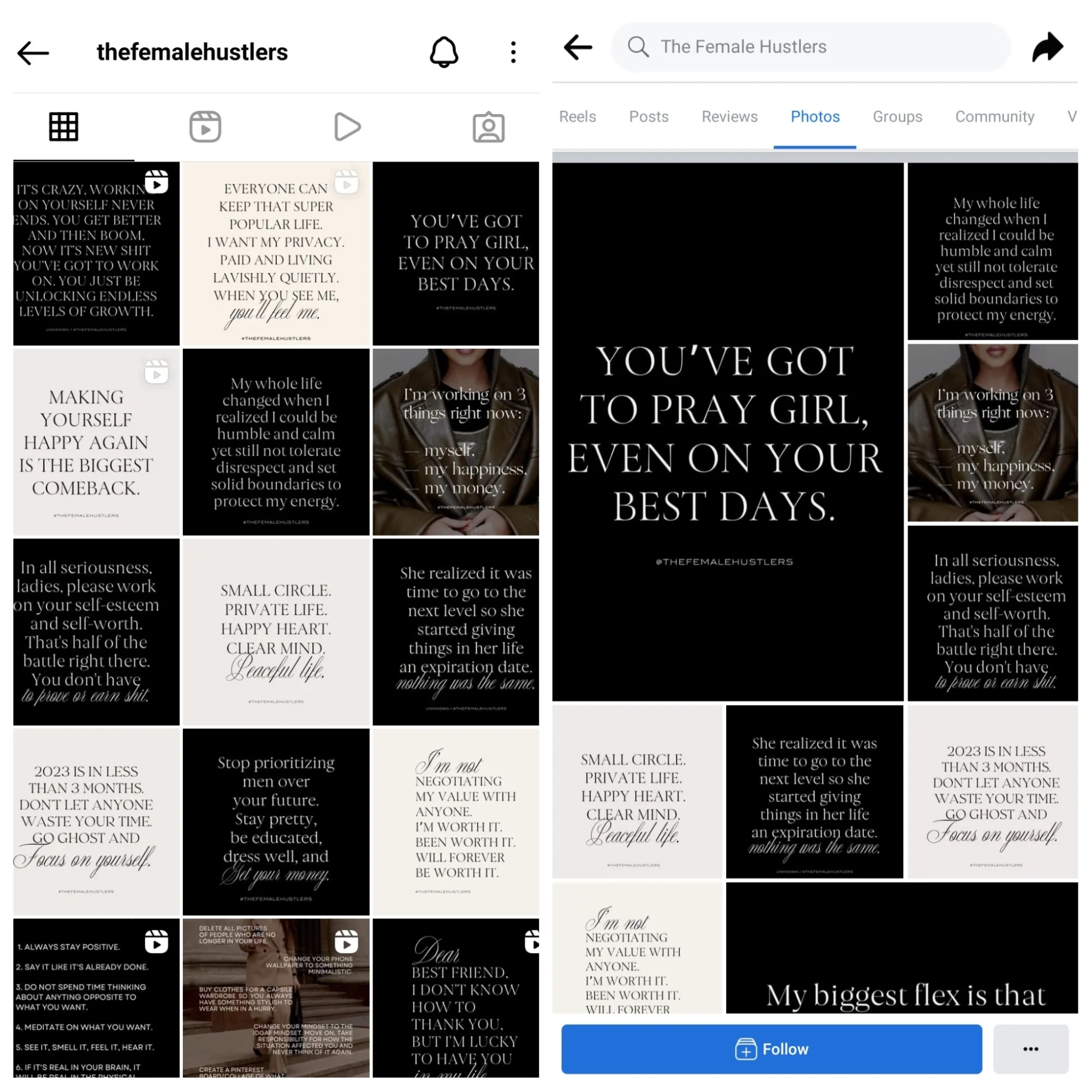 Consistent marketing message
