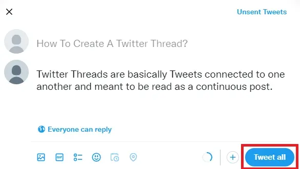 How To Create A Twitter Thread