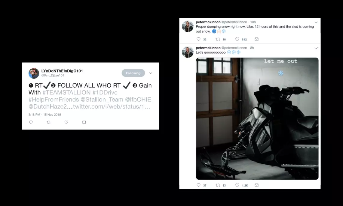 Strong social media content