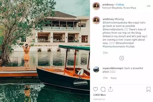 Influencer Fairmont Hotel