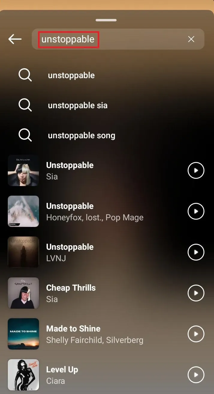 Instagram Music