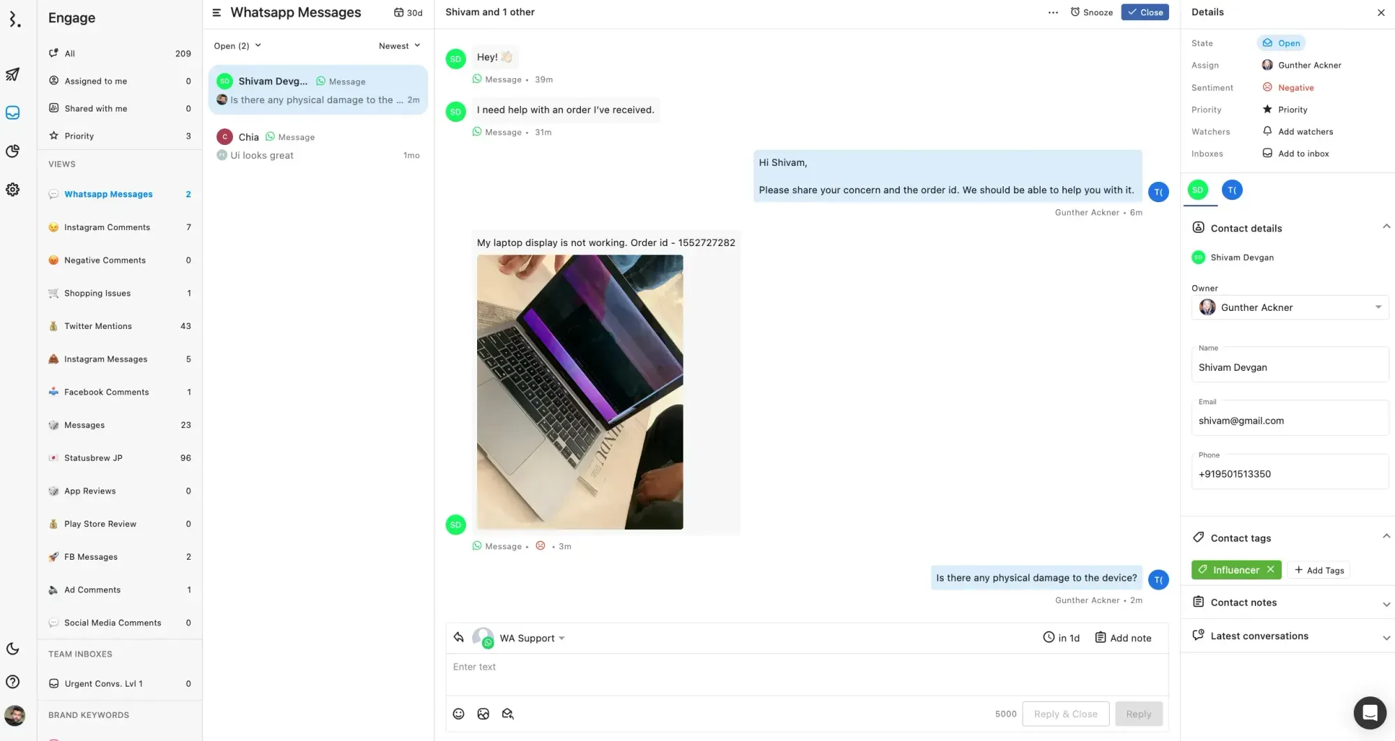 Statusbrew WhatsApp Integration