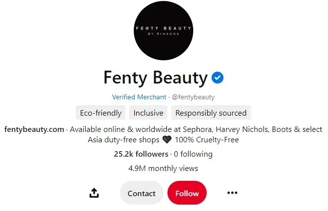 Pinterest Profile