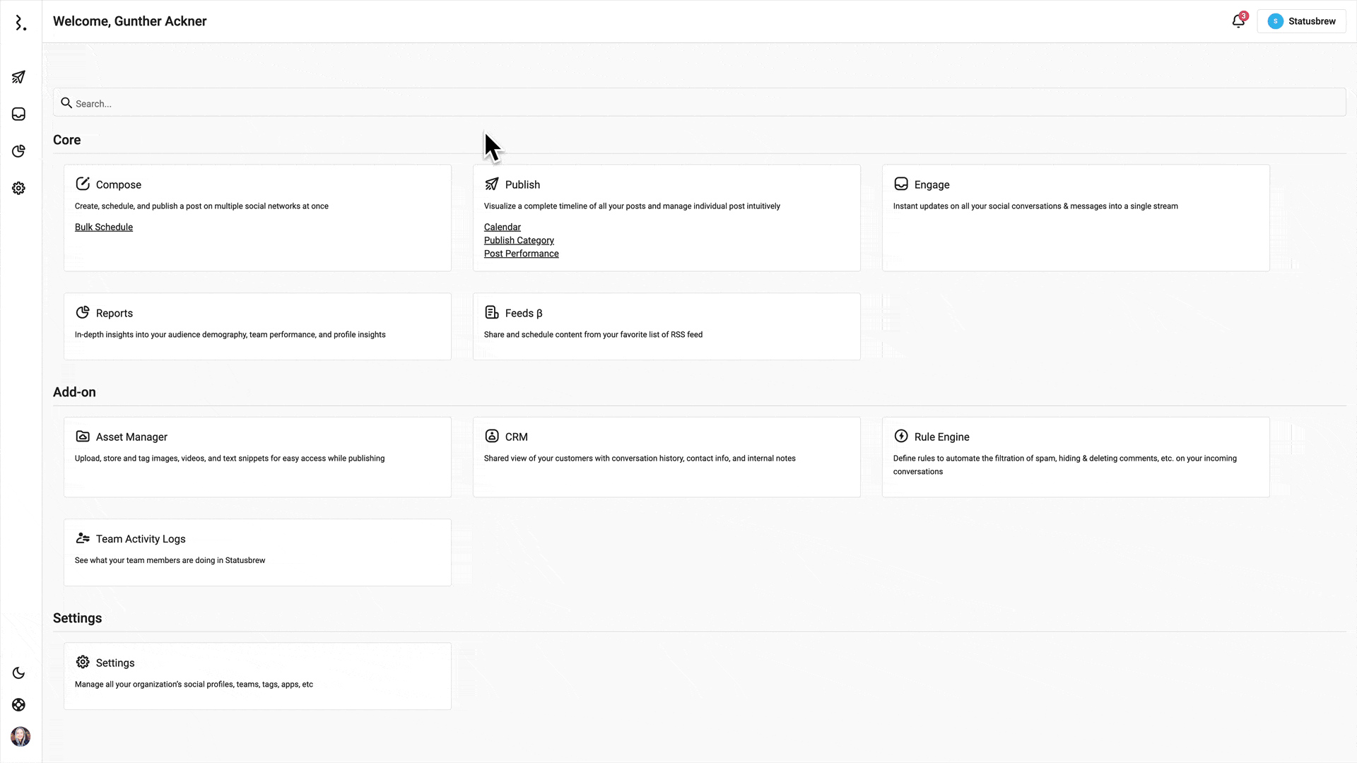 Statusbrew Asset Manager