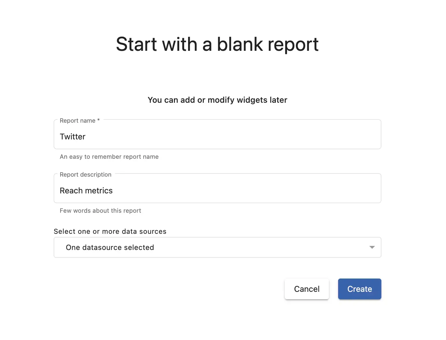 create-report