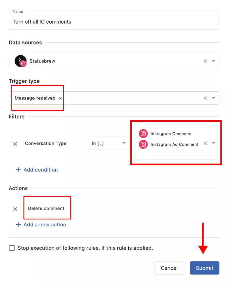 turn-off-cooments-with-rules
