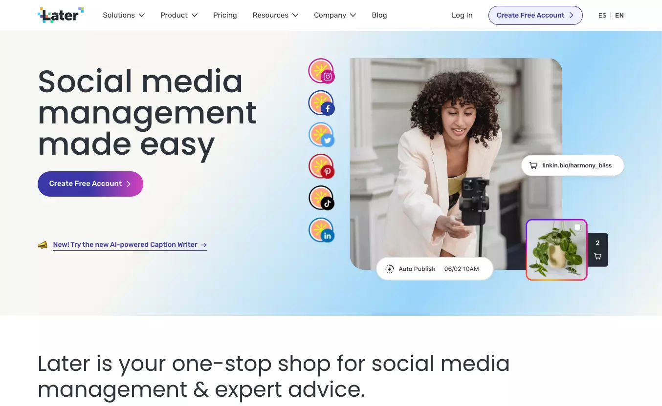 Later-for-social-media-automation