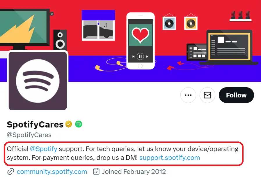 Spotify-cares